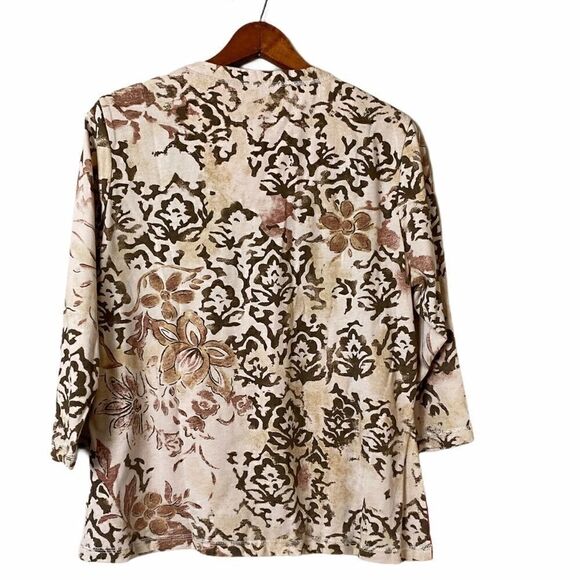 Coldwater Creek Embellished V Neck Shirt - Picture 7 of 7